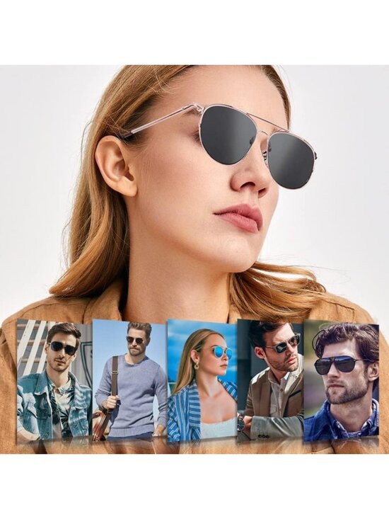UV Protection Rearview Spy Sunglasses for Cyclists, Bikers & Commuters - Large main image 5